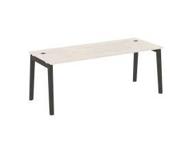 Стол рабочий руководителя, опоры - массив дерева 198x80x75 Оникс Вуд Директ / Onix Wood Direct images