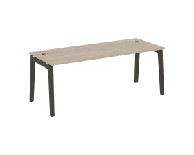 Стол рабочий руководителя, опоры - массив дерева 198x80x75 Оникс Вуд Директ / Onix Wood Direct images