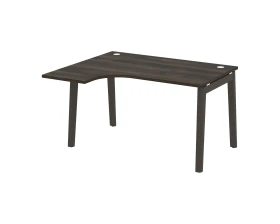 Стол эргономичный левый, опоры - массив дерева 138x118x75 Оникс Вуд / Onix Wood images