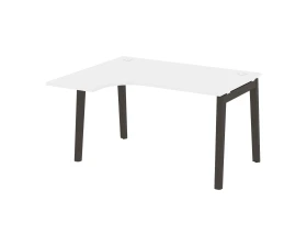 Стол эргономичный левый, опоры - массив дерева 138x118x75 Оникс Вуд / Onix Wood images