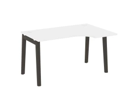 Стол эргономичный правый, опоры - массив дерева 138x98x75 Оникс Вуд / Onix Wood images