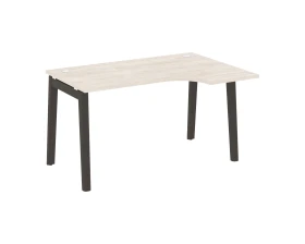 Стол эргономичный правый, опоры - массив дерева 138x98x75 Оникс Вуд / Onix Wood images