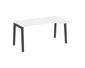 Стол эргономичный правый, опоры - массив дерева 158x98x75 Оникс Вуд / Onix Wood images