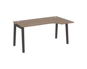 Стол эргономичный правый, опоры - массив дерева 158x98x75 Оникс Вуд / Onix Wood images