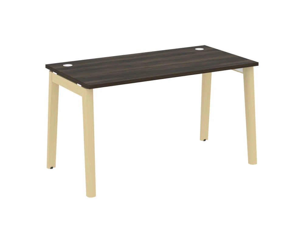 Стол письменный, опоры - массив дерева 138x72x75 Оникс Вуд / Onix Wood