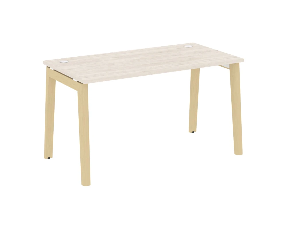 Стол письменный, опоры - массив дерева 138x72x75 Оникс Вуд / Onix Wood