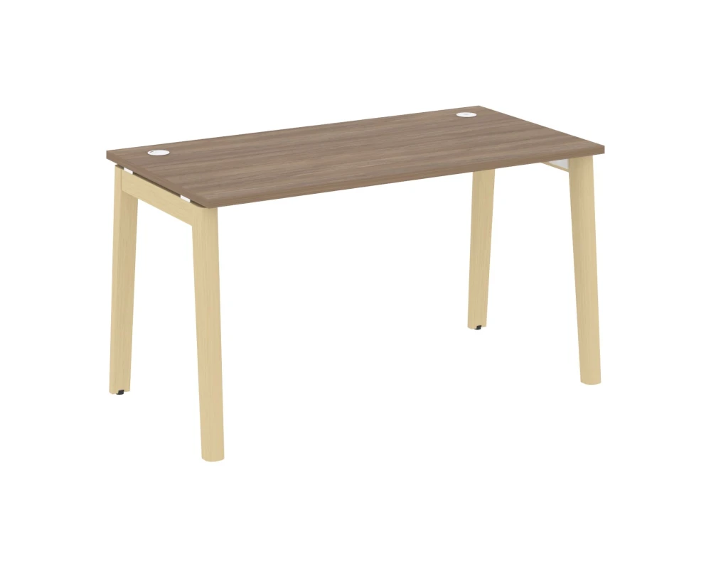 Стол письменный, опоры - массив дерева 138x72x75 Оникс Вуд / Onix Wood