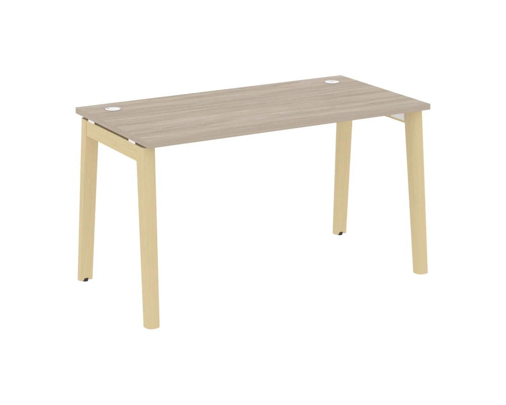 Стол письменный, опоры - массив дерева 138x72x75 Оникс Вуд / Onix Wood