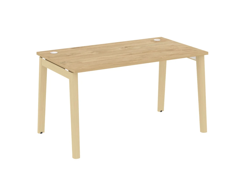 Стол письменный, опоры - массив дерева 138x80x75 Оникс Вуд / Onix Wood