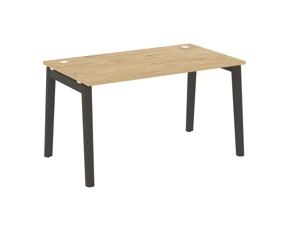 Стол письменный, опоры - массив дерева 138x80x75 Оникс Вуд / Onix Wood