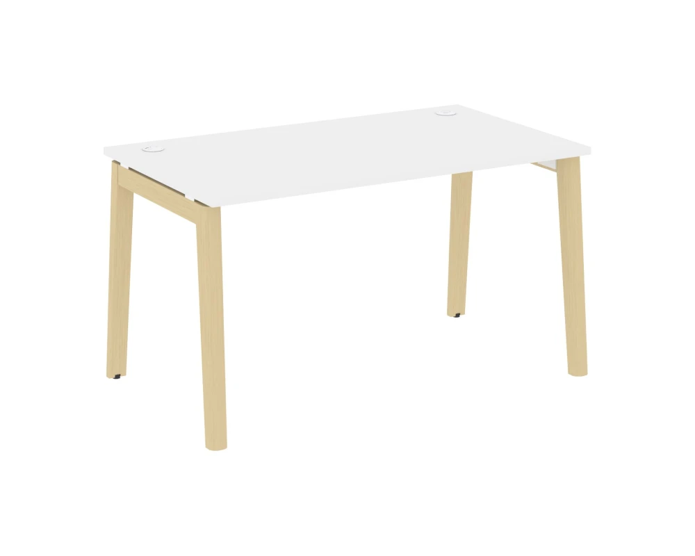 Стол письменный, опоры - массив дерева 138x80x75 Оникс Вуд / Onix Wood