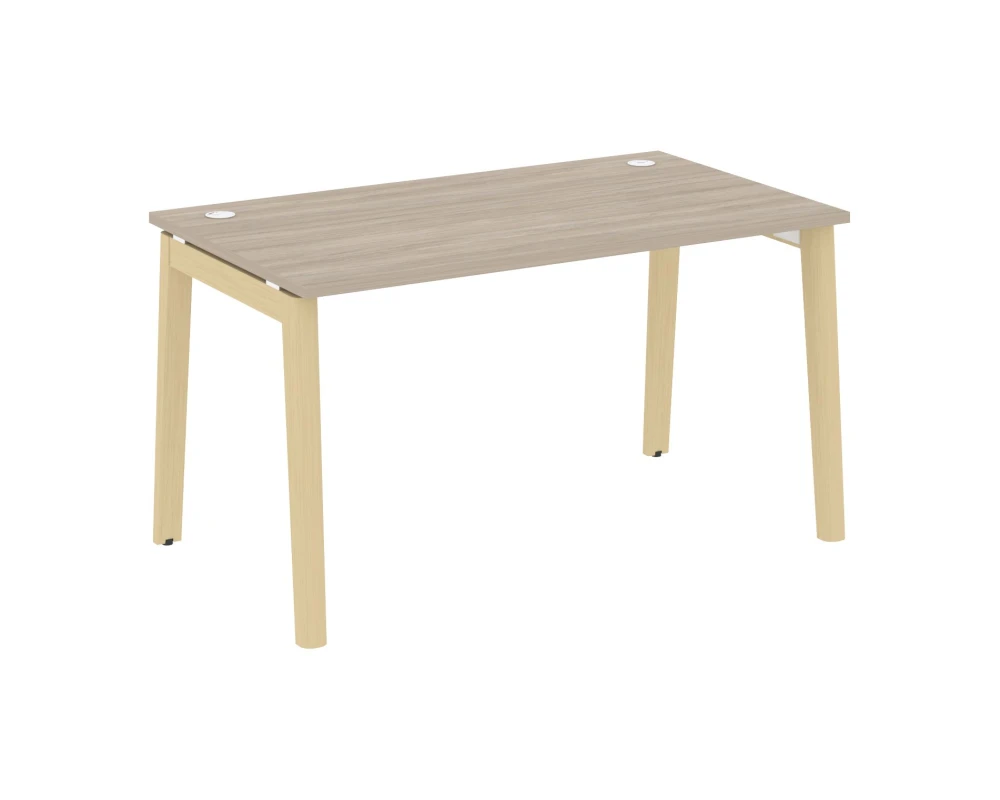 Стол письменный, опоры - массив дерева 138x80x75 Оникс Вуд / Onix Wood