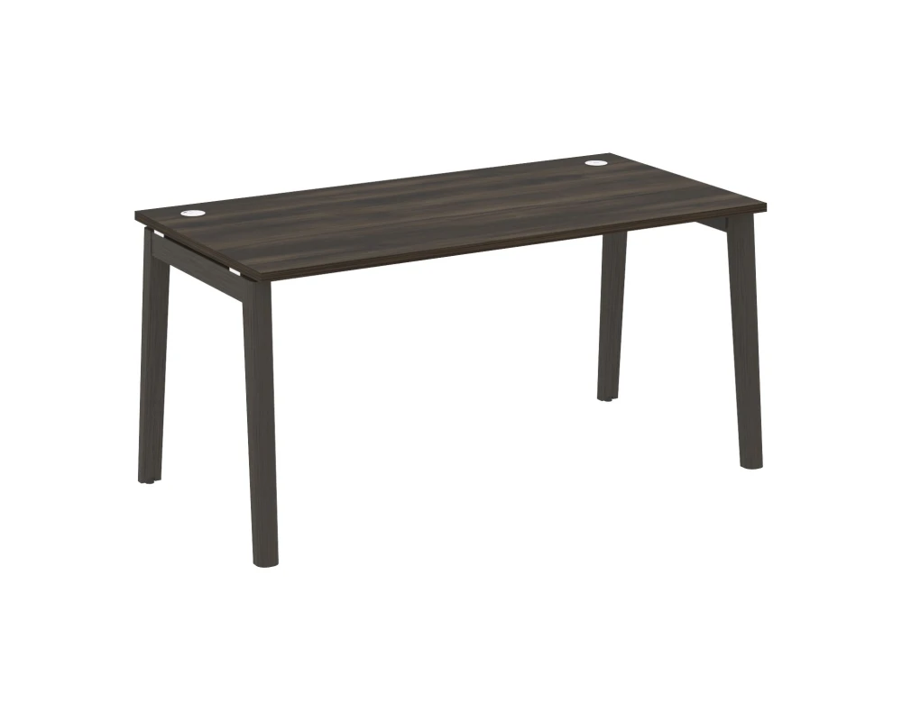 Стол письменный, опоры - массив дерева 158x80x75 Оникс Вуд / Onix Wood