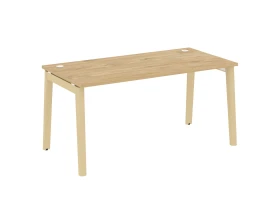 Стол письменный, опоры - массив дерева 158x80x75 Оникс Вуд / Onix Wood images