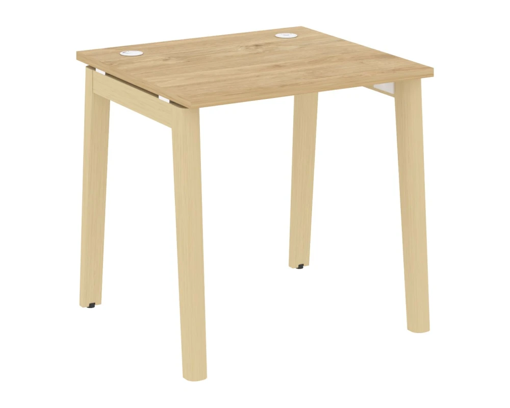 Стол письменный, опоры - массив дерева 78x72x75 Оникс Вуд / Onix Wood