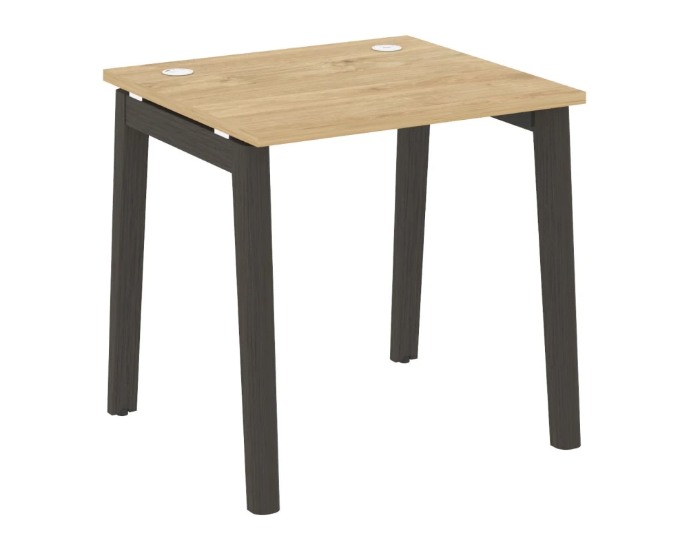 Стол письменный, опоры - массив дерева 78x72x75 Оникс Вуд / Onix Wood