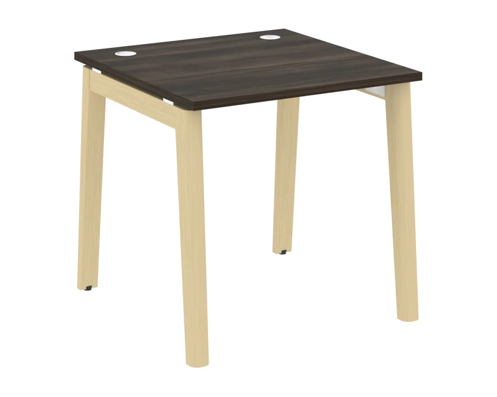 Стол письменный, опоры - массив дерева 78x80x75 Оникс Вуд / Onix Wood