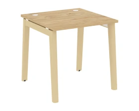 Стол письменный, опоры - массив дерева 78x80x75 Оникс Вуд / Onix Wood images