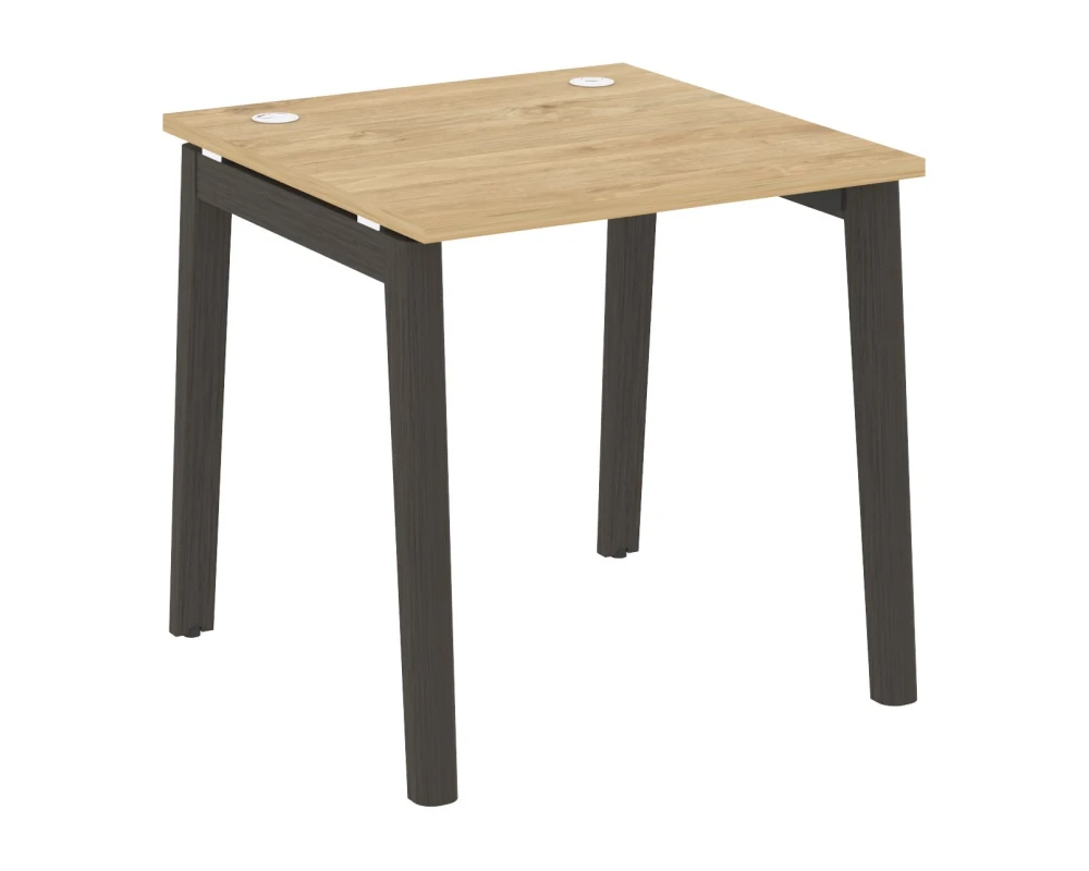 Стол письменный, опоры - массив дерева 78x80x75 Оникс Вуд / Onix Wood