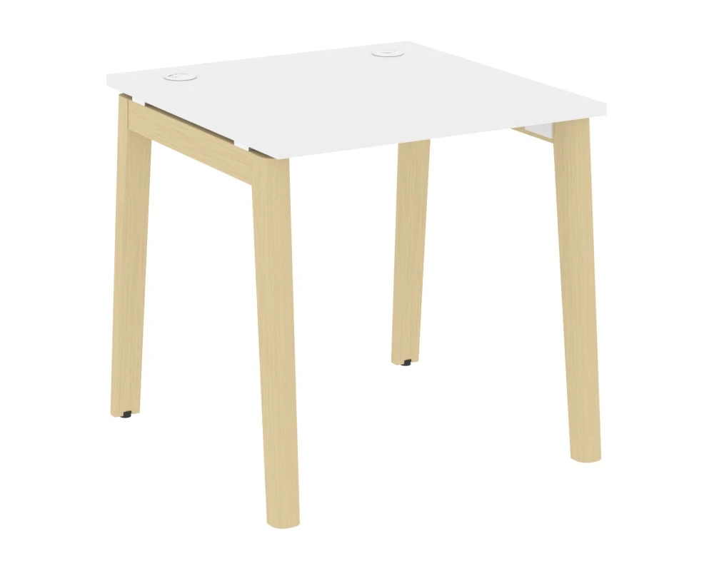 Стол письменный, опоры - массив дерева 78x80x75 Оникс Вуд / Onix Wood