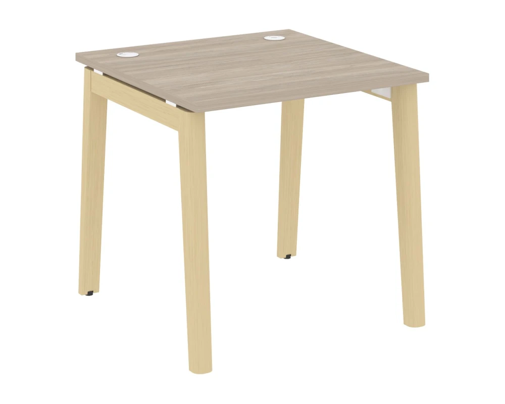 Стол письменный, опоры - массив дерева 78x80x75 Оникс Вуд / Onix Wood