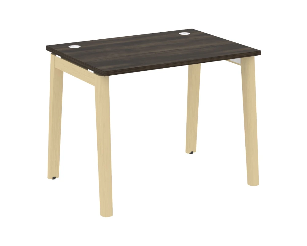 Стол письменный, опоры - массив дерева 98x72x75 Оникс Вуд / Onix Wood