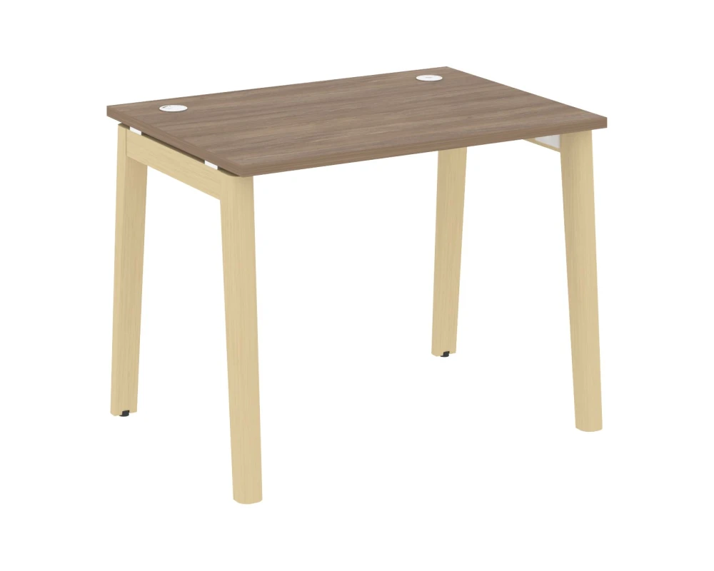 Стол письменный, опоры - массив дерева 98x72x75 Оникс Вуд / Onix Wood