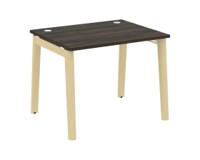 Стол письменный, опоры - массив дерева 98x80x75 Оникс Вуд / Onix Wood images