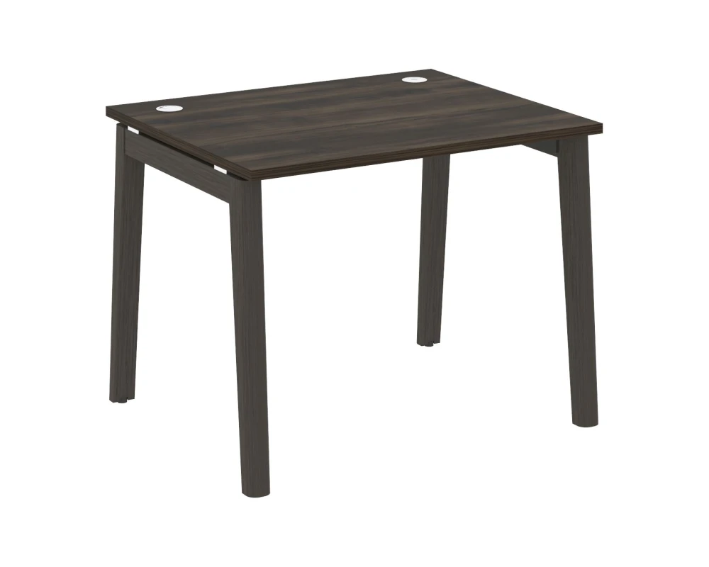 Стол письменный, опоры - массив дерева 98x80x75 Оникс Вуд / Onix Wood