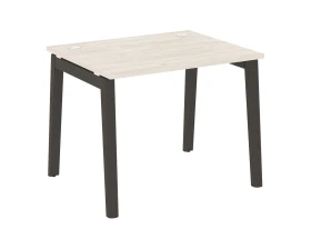 Стол письменный, опоры - массив дерева 98x80x75 Оникс Вуд / Onix Wood images