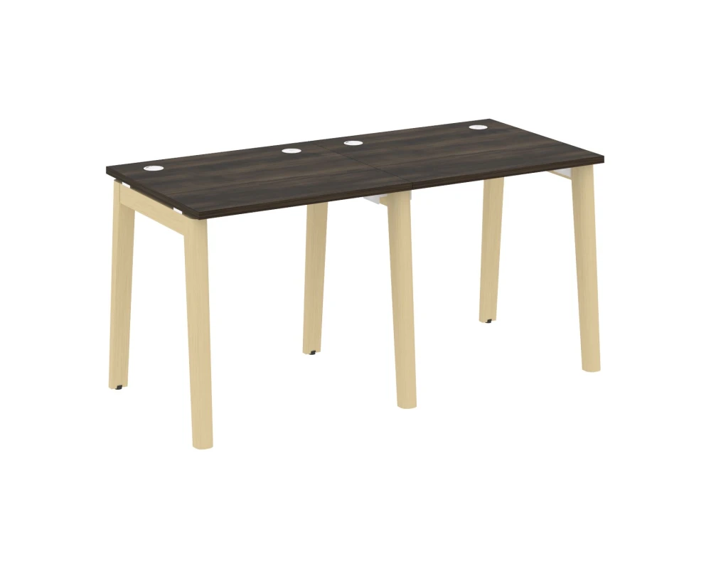 Рабочая станция, опоры - массив дерева 156x72x75 Оникс Вуд / Onix Wood
