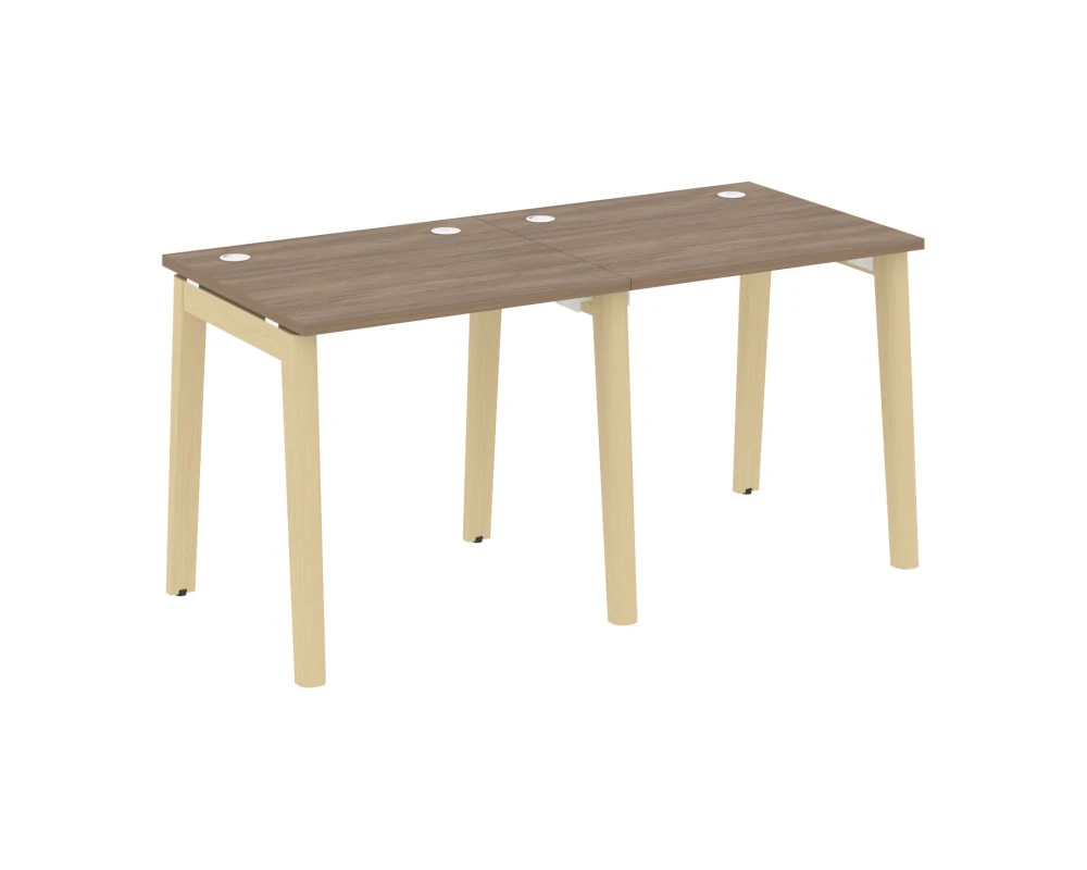 Рабочая станция, опоры - массив дерева 156x72x75 Оникс Вуд / Onix Wood