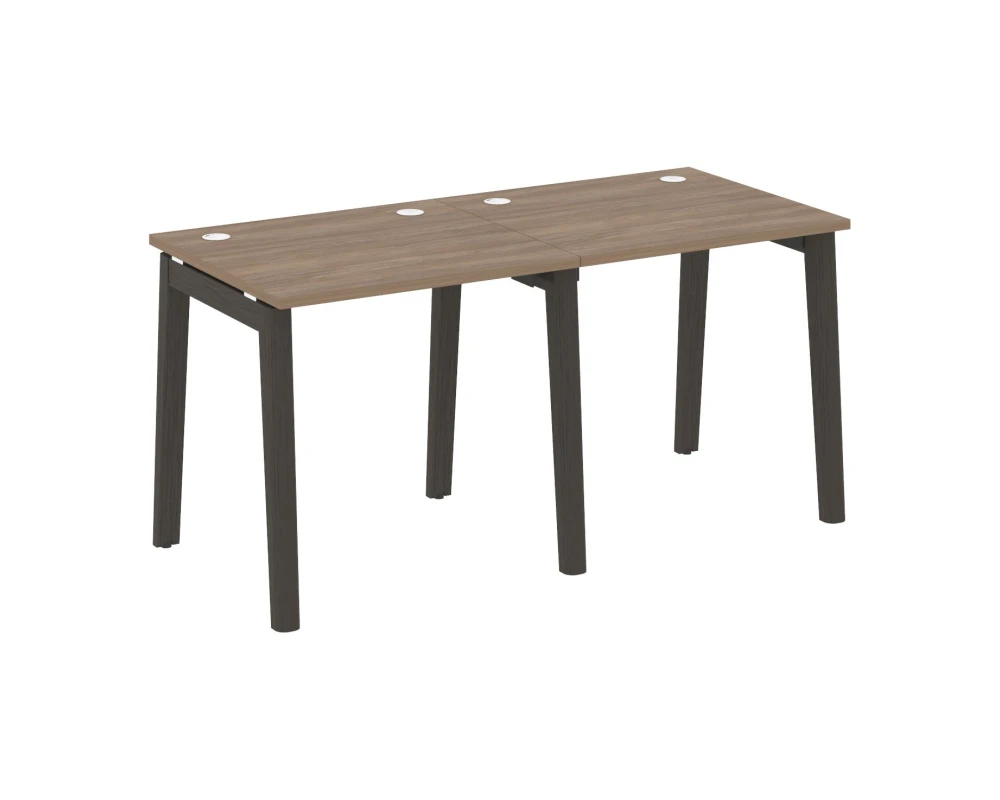 Рабочая станция, опоры - массив дерева 156x72x75 Оникс Вуд / Onix Wood