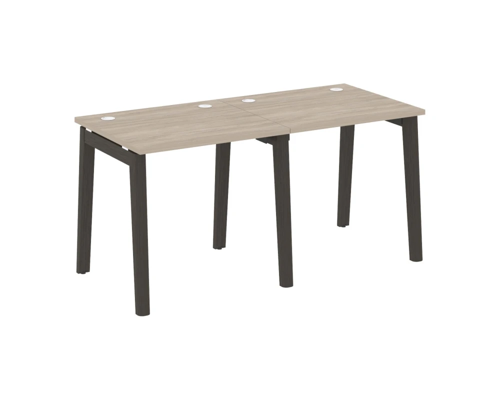 Рабочая станция, опоры - массив дерева 156x72x75 Оникс Вуд / Onix Wood