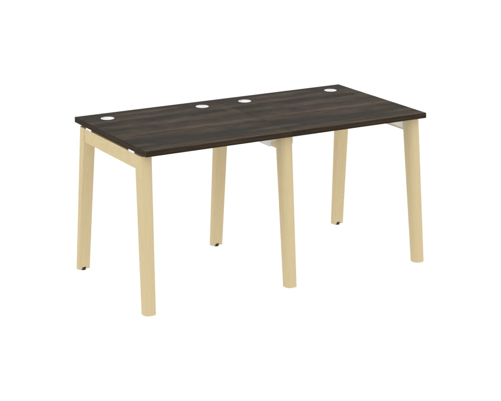 Рабочая станция, опоры - массив дерева 156x80x75 Оникс Вуд / Onix Wood