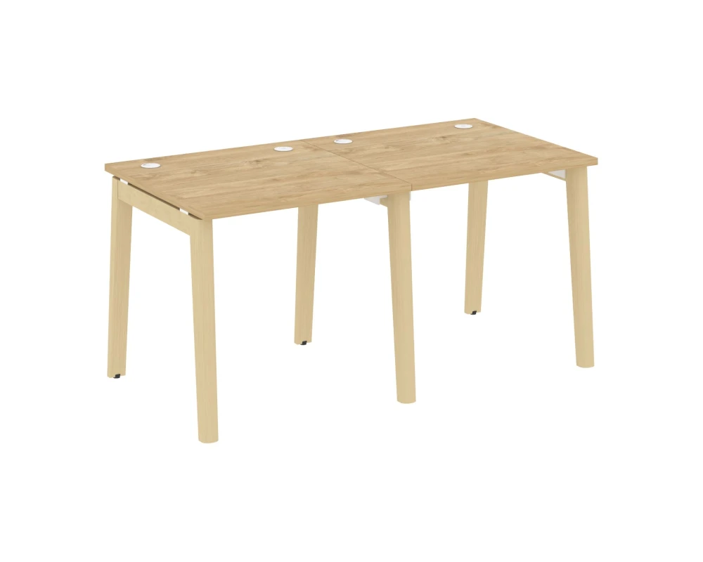 Рабочая станция, опоры - массив дерева 156x80x75 Оникс Вуд / Onix Wood