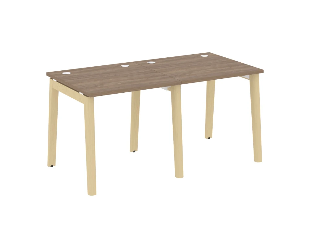 Рабочая станция, опоры - массив дерева 156x80x75 Оникс Вуд / Onix Wood