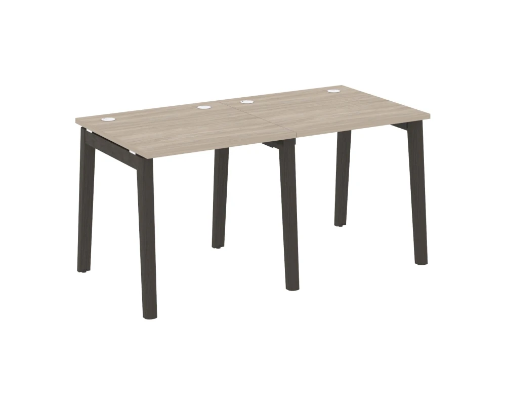 Рабочая станция, опоры - массив дерева 156x80x75 Оникс Вуд / Onix Wood