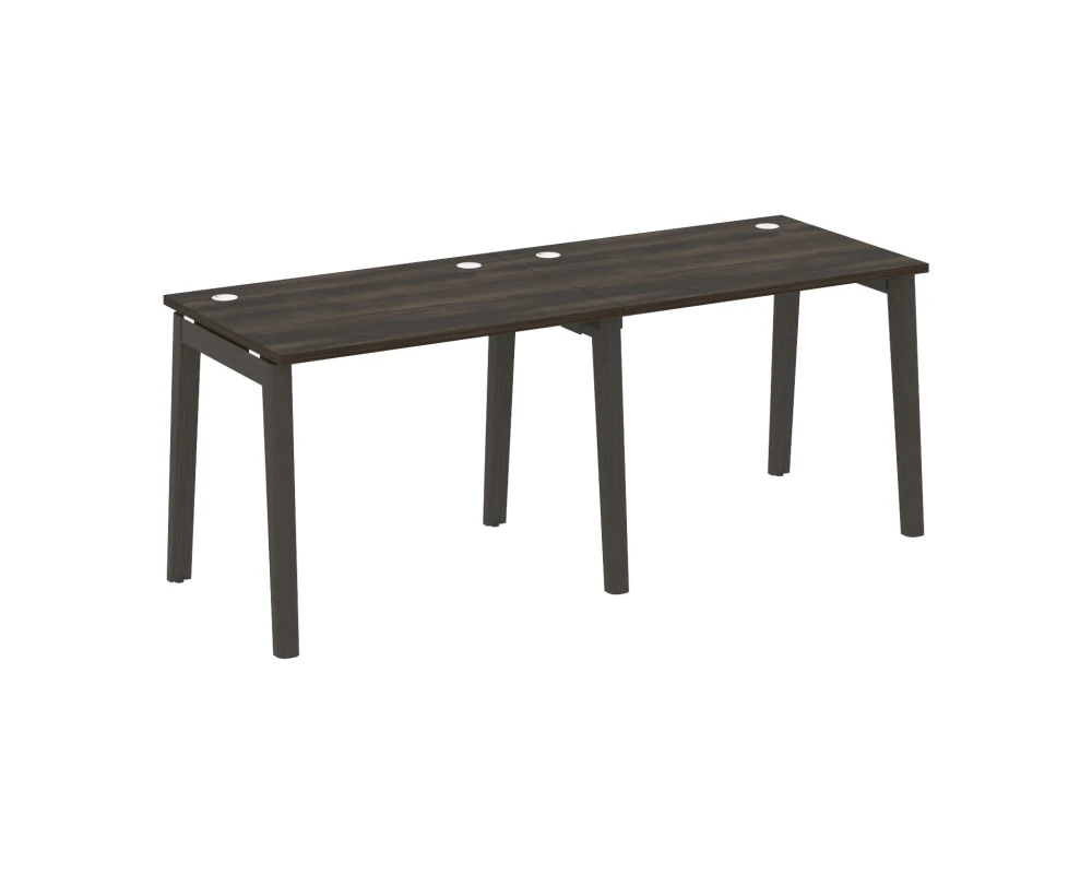 Рабочая станция, опоры - массив дерева 196x72x75 Оникс Вуд / Onix Wood