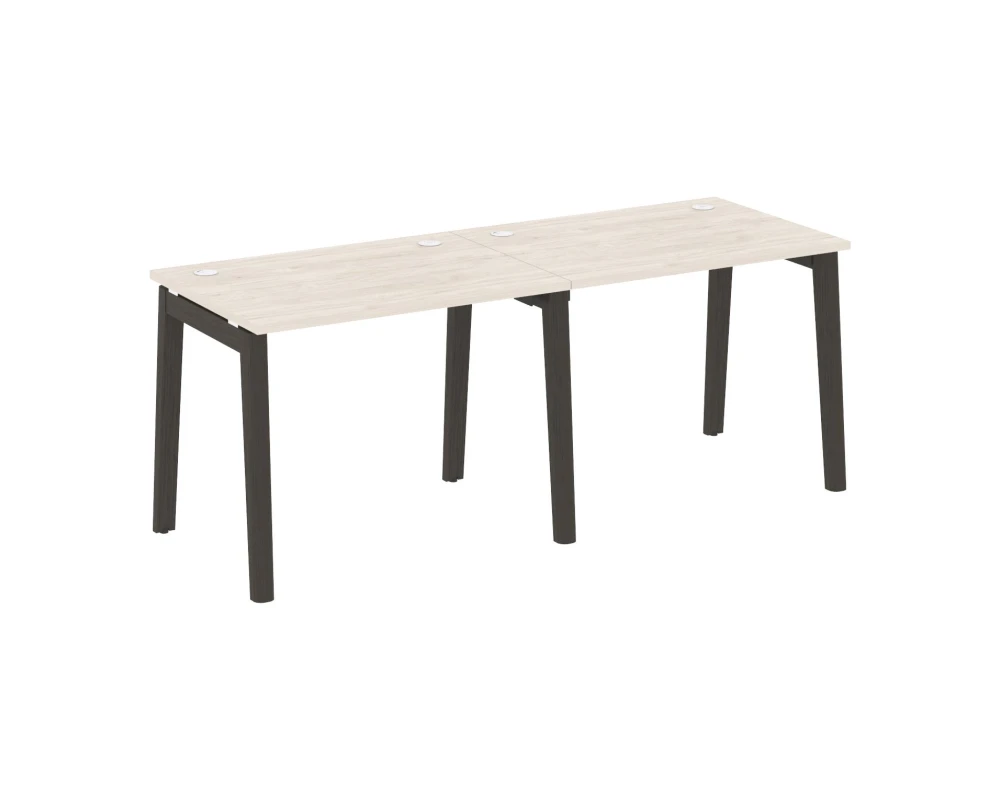 Рабочая станция, опоры - массив дерева 196x72x75 Оникс Вуд / Onix Wood