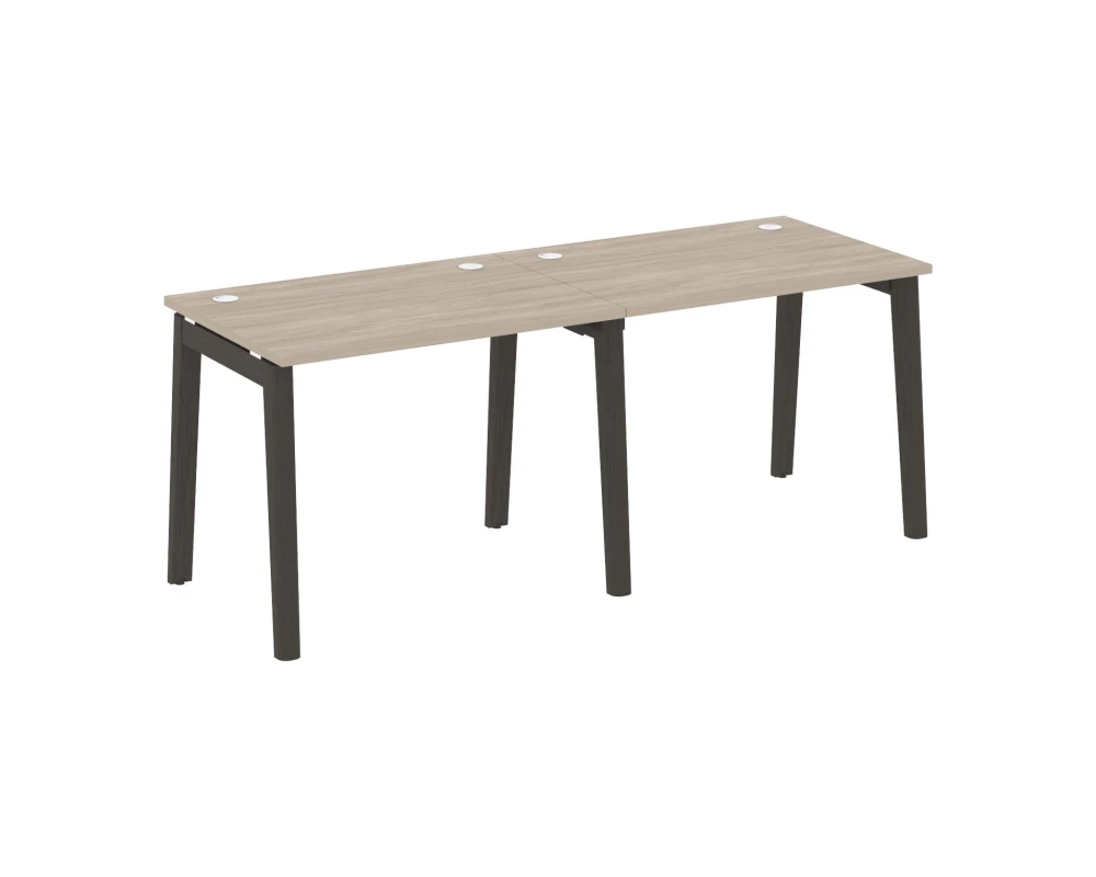 Рабочая станция, опоры - массив дерева 196x72x75 Оникс Вуд / Onix Wood