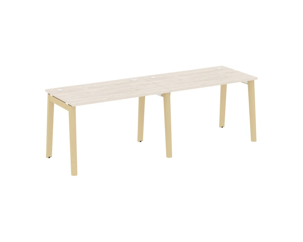 Рабочая станция, опоры - массив дерева 236x72x75 Оникс Вуд / Onix Wood