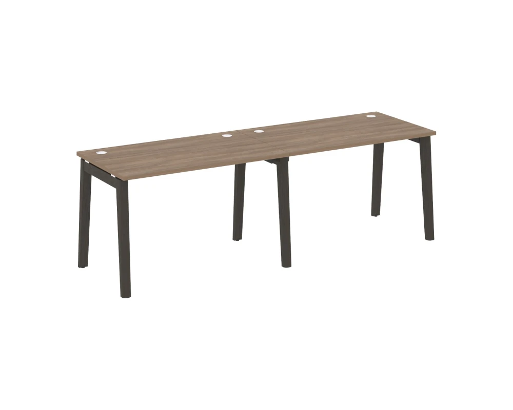 Рабочая станция, опоры - массив дерева 236x72x75 Оникс Вуд / Onix Wood