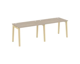 Рабочая станция, опоры - массив дерева 236x72x75 Оникс Вуд / Onix Wood images