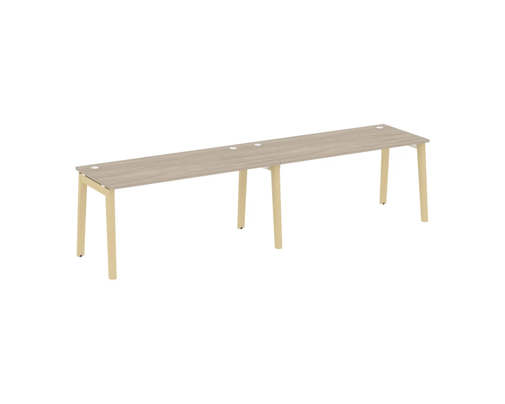 Рабочая станция, опоры - массив дерева 316x72x75 Оникс Вуд / Onix Wood