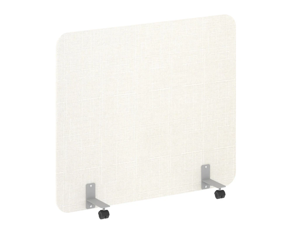 Перегородка на металлических опорах, на роликах 1360x18x1200 Р-лайн софт / R-line soft