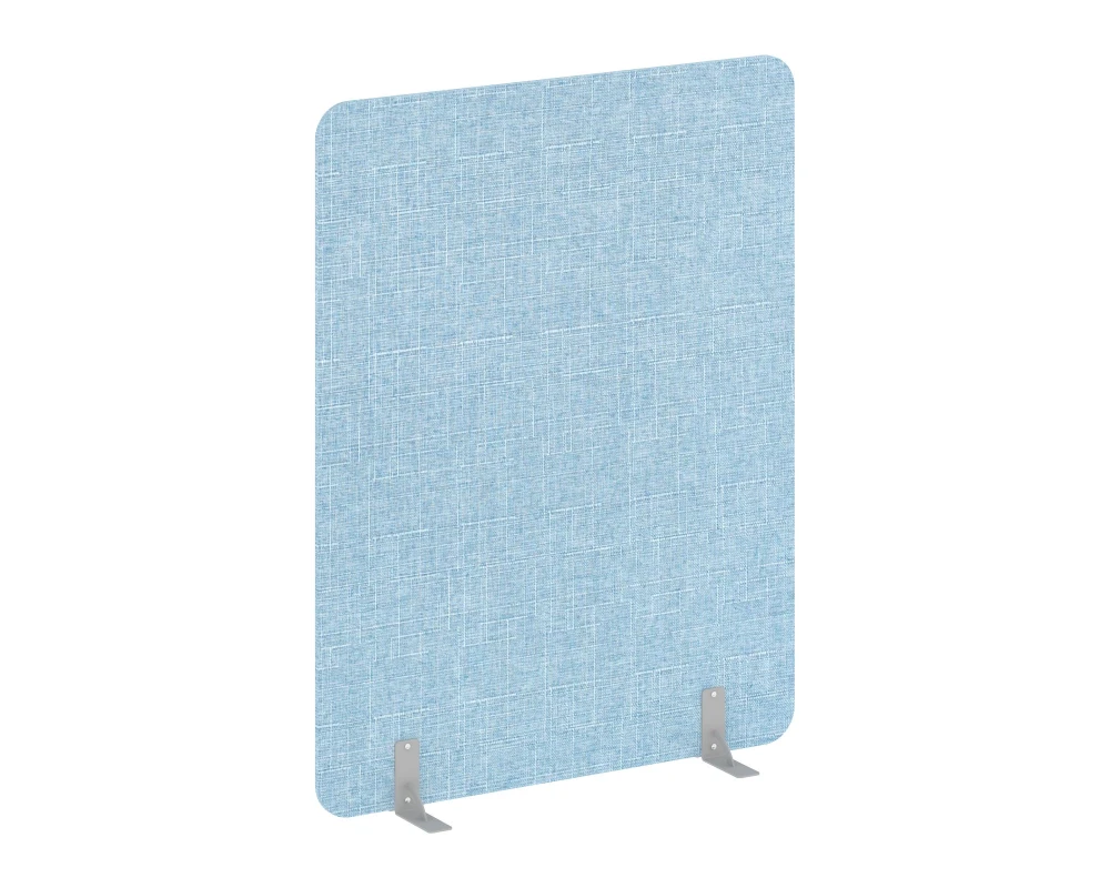 Перегородки на металлических опорах на фетровых подпятниках 1360x18x1800 Р-лайн софт / R-line soft