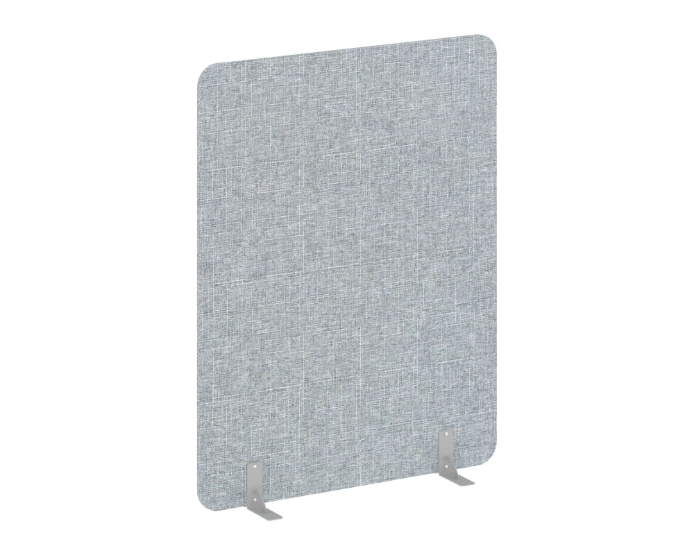 Перегородки на металлических опорах на фетровых подпятниках 1360x18x1800 Р-лайн софт / R-line soft