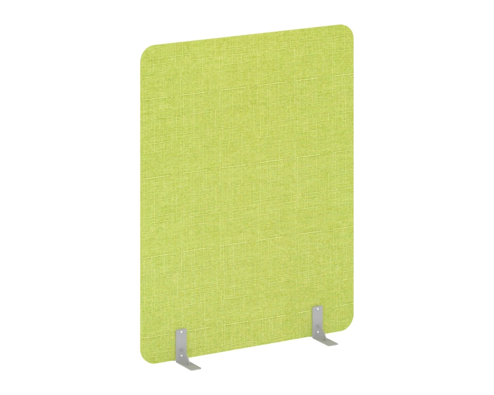 Перегородки на металлических опорах на фетровых подпятниках 1360x18x1800 Р-лайн софт / R-line soft