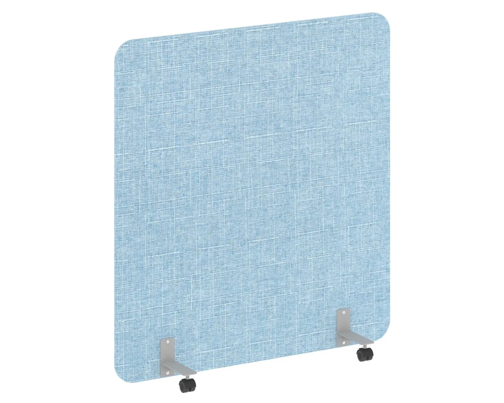 Перегородка на роликах 1400x18x1500 Р-лайн софт / R-line soft